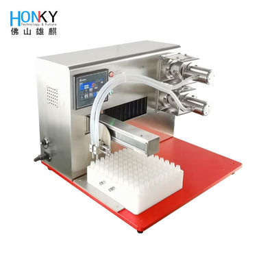 Tabletop Using Perfume Tube Bottle Liquid Filling Machine With Ceramic Piston Pump For Oil Lqiuid Material Packing High Speed