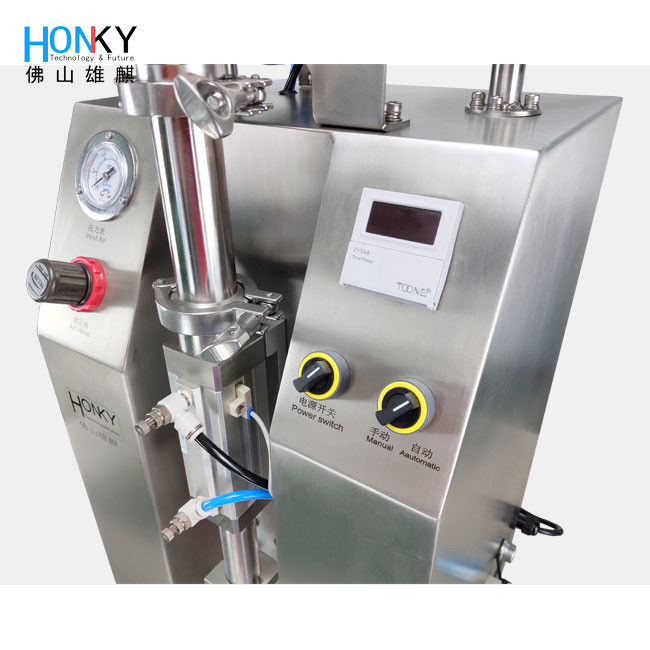 Low-Cost Manual Tube Filling Machine with ±0.8% Accuracy and 304 Stainless Steel for Cosmetic Paste