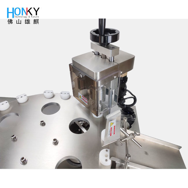 半自動 双頭型 小容量液体 充填 蓋付け 機械 セルボ 蓋付け 機能