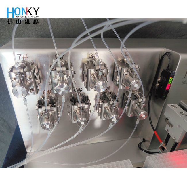 96深い井戸の版のための完全な電気デスクトップの診断試薬の充填機のライン・タイプ