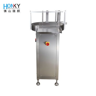 ステンレス鉄304構造の自動生産ラインのためのカスタム 50cm直径の丸いボトルフィッダー