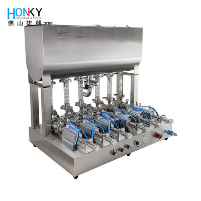 高速潤滑油の充填機6ヘッド8000BPH 500W